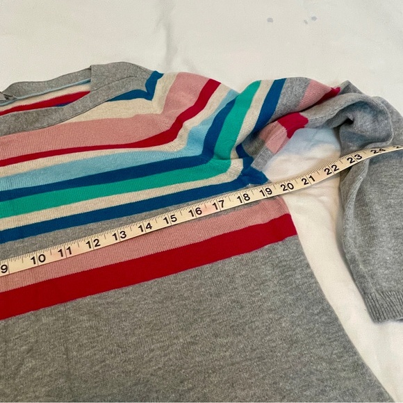 Talbots Stripped Cotton Blend Pull Over Sweater Ladies size M - Picture 6 of 8